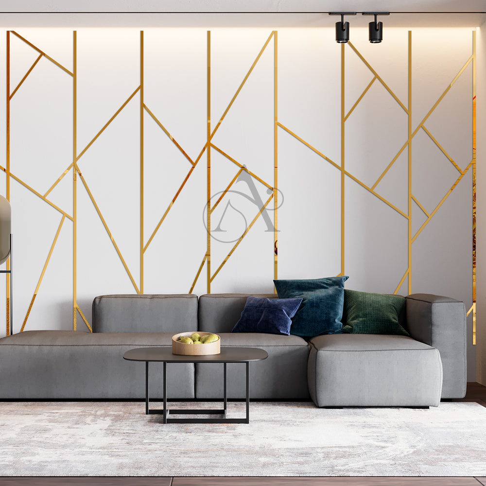 Acrylic Strips Mirror Wall Decor & Home Decor *