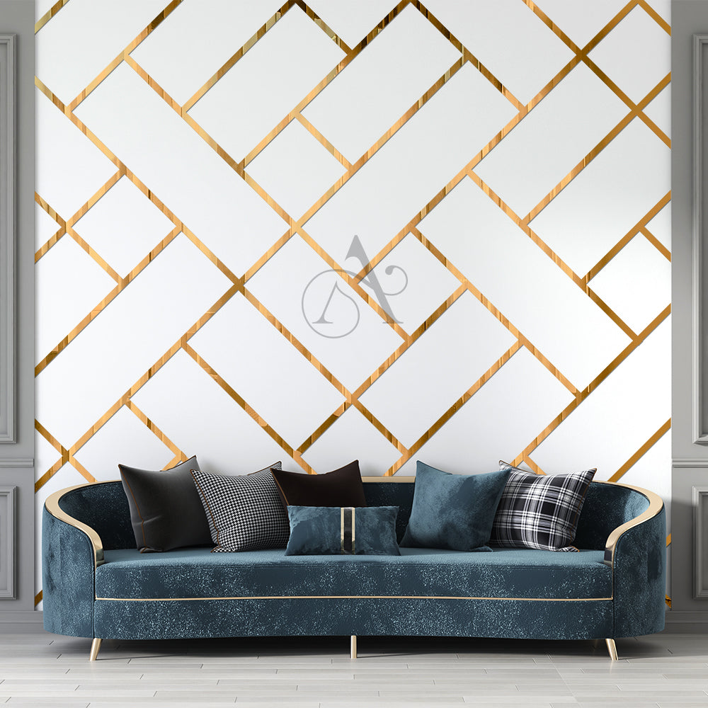 Acrylic Strips Mirror Wall Decor & Home Decor *