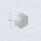 Acrylic Hexagon Ring Mirror Wall Decor. *