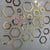 Acrylic Hexagon Ring Mirror Wall Decor. *