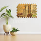 Acrylic Diamond Border Mirror Wall Decor I 3D mirror wall decor I Home Decor wall items Pakistan
