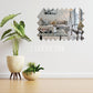 Acrylic Diamond Border Mirror Wall Decor I 3D mirror wall decor I Home Decor wall items Pakistan