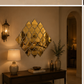 Acrylic Diamond Border Mirror Wall Decor – Geometric Luxury Wall Art