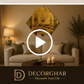Acrylic Diamond Border Mirror Wall Decor – Geometric Luxury Wall Art